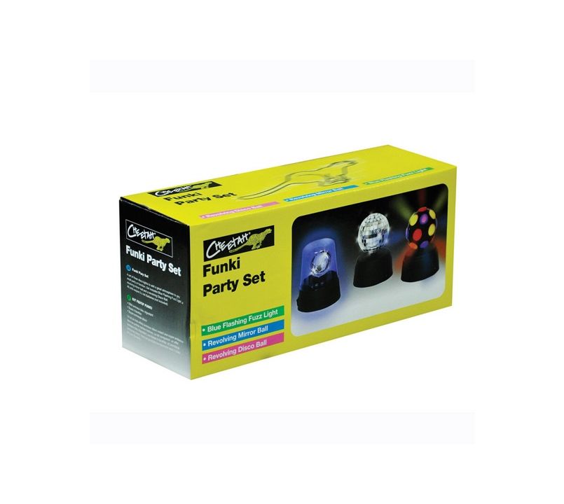 Cheetah Funki Party Set of Mini Disco Lights