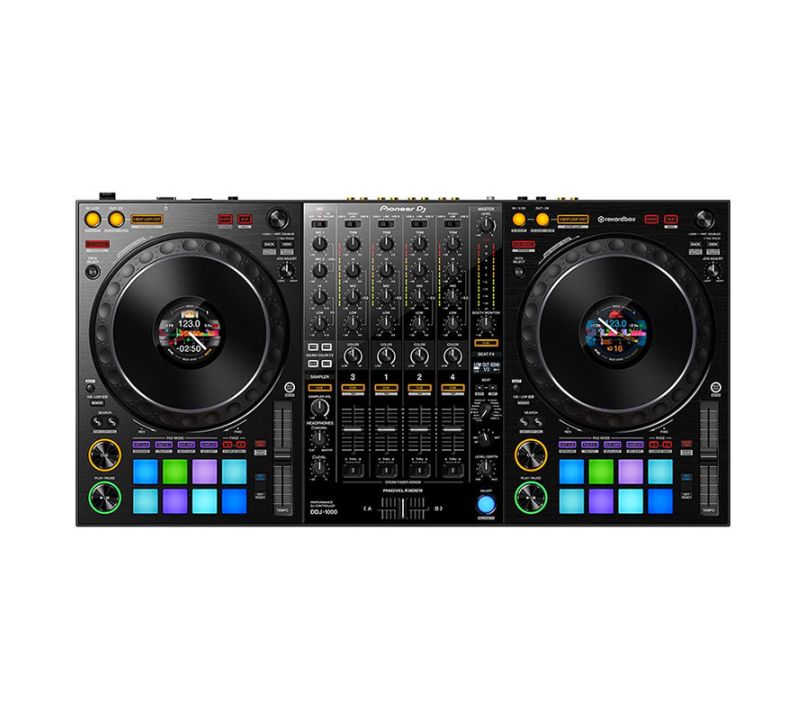 Pioneer DJ DDJ-1000, Laptop Stand and Carry Bag Package Deal