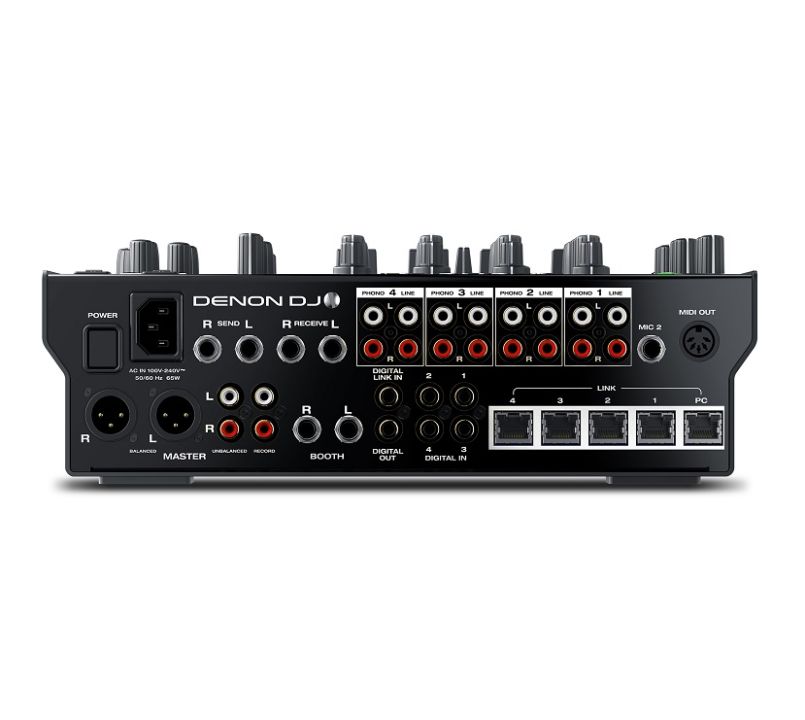 Denon DJ X1800 Prime Professional 4-Channel DJ Club Mixer