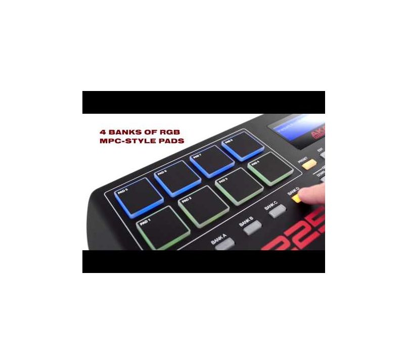 Akai MPK225 Performance USB/MIDI Pad & Keyboard Controller
