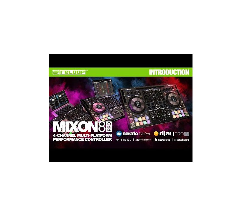 Reloop Mixon 8 Pro 4-channel Hybrid DJ controller