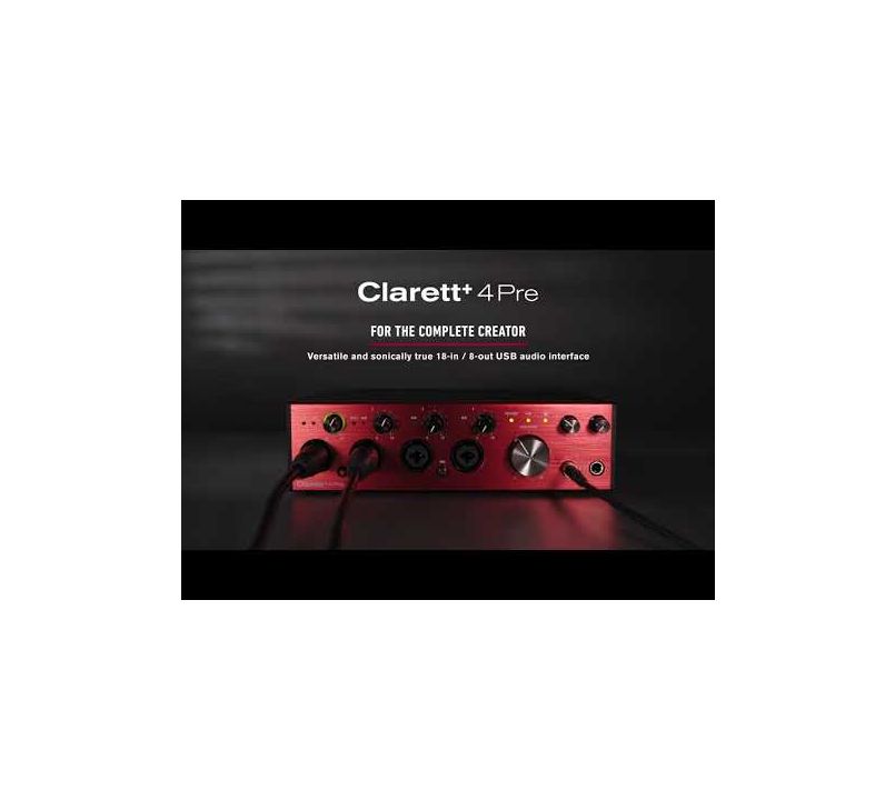 Focusrite Clarett+ 4Pre USB Audio Interface