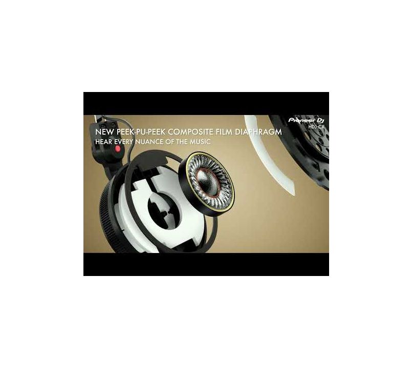 Pioneer DJ HDJ-CX Lightweight Professional On-ear DJ Headphones