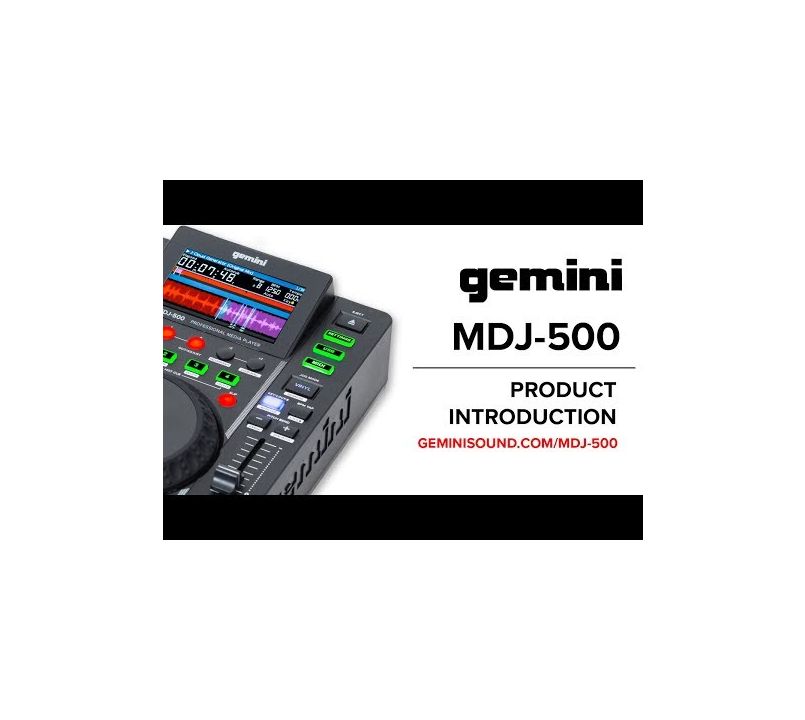 Gemini MDJ-500 Professional USB Media Player