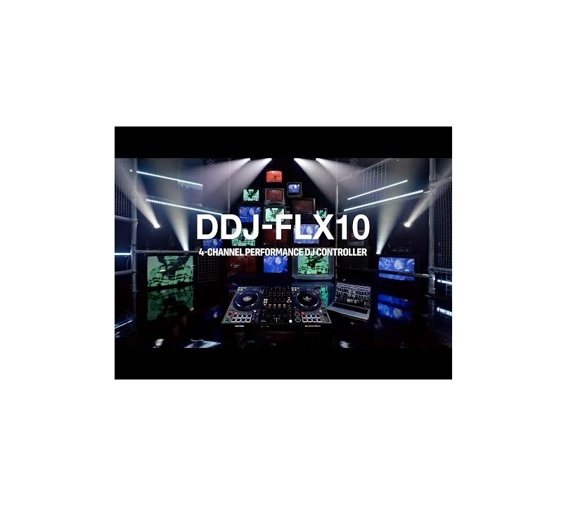 Pioneer DJ DDJ-FLX10 & Magma DJ Controller Workstation