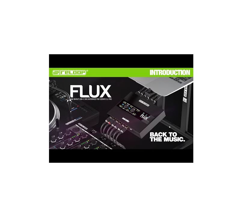Reloop Flux 6x6 In/out USB-C DVS Interface for Serato DJ Pro