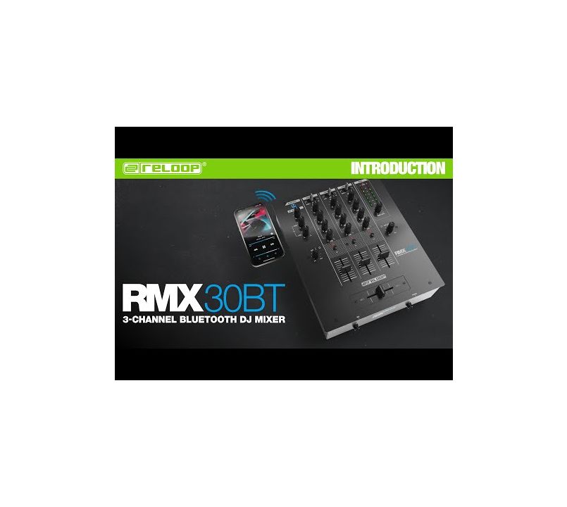 Reloop DJミキサー RMX-10 BT Reloop RMX-10BT Bluetooth入力搭載 DJ