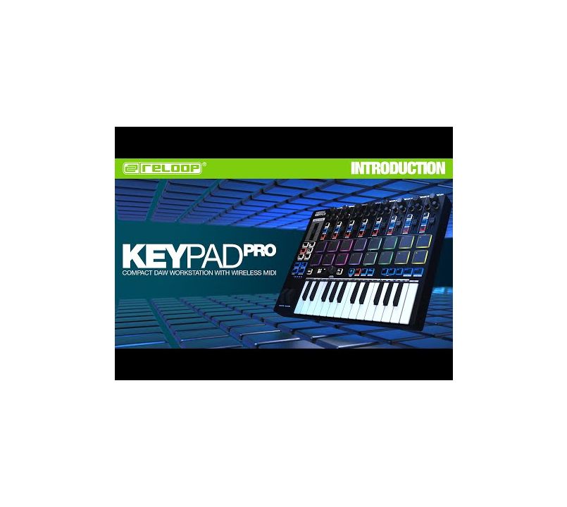 Reloop Keypad Pro Compact Midi Keyboard Controller