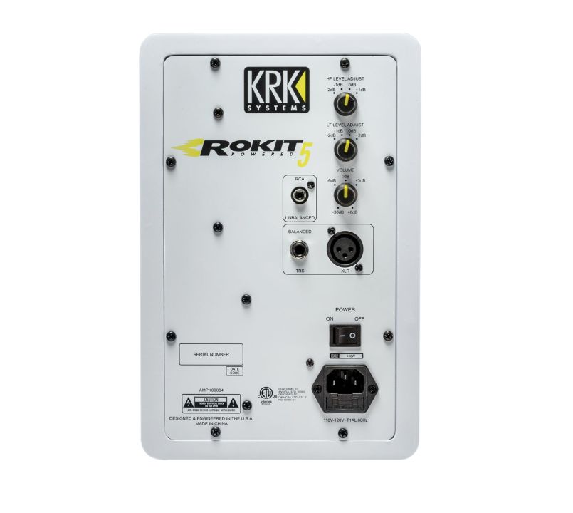 KRK ROKIT 5 ホワイト スピーカー KRK RP5 G3W Studio Monitor (White)