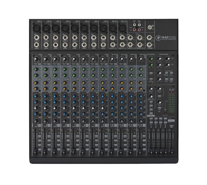 MACKIEマッキー 1642-VLZ PRO 16チャンネル ミキサー 動作品 MACKIEマッキー 1642-VLZ PRO 16チャンネル ミキサー 動作品