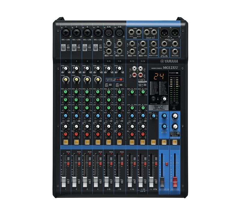 YAMAHA MG12XU 12チャンネル Yamaha MG12XU 12-Channel Mixer with SPX FX