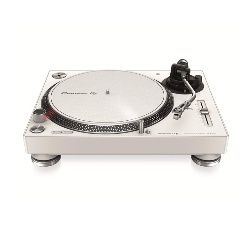 Pioneer DJ PLX-500 Direct Drive Turntable (White)