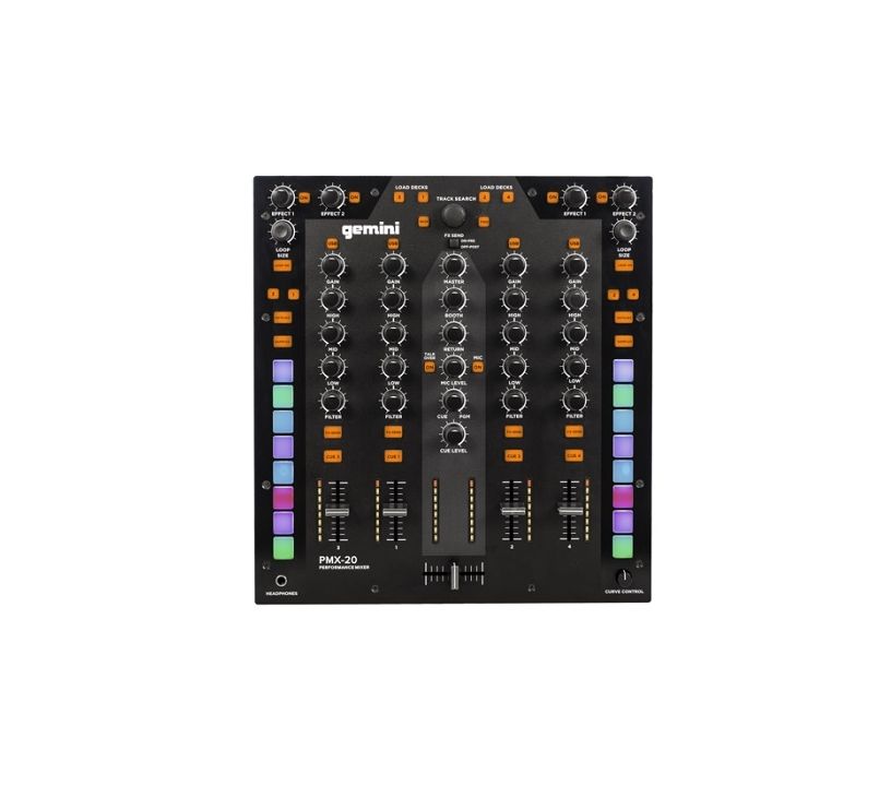 Gemini PMX-20 Digital 4-Channel DJ Mixer