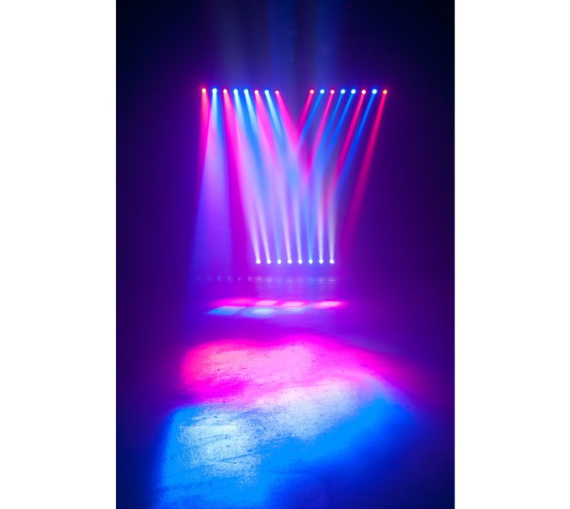Sweeper Beam Quad LED 8-Zone RGBW Lighting Effect