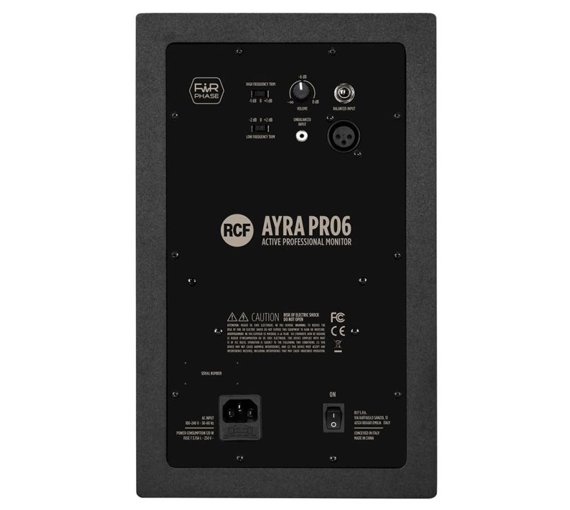 【極美品】RCF プロフェッショナルモニタースピーカー AYRA PRO6 RCF Audio AYRA Pro 6 Active 6-Inch Studio and DJ Reference Monitor