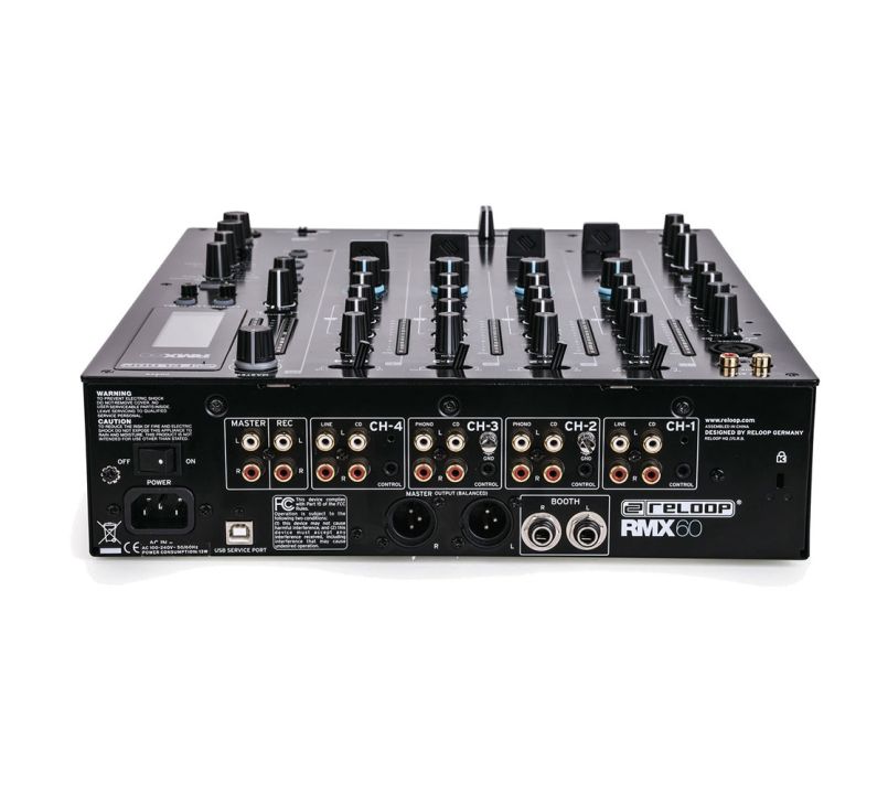 Reloop RMX-60 Digital 4-Channel Club Mixer With Effects