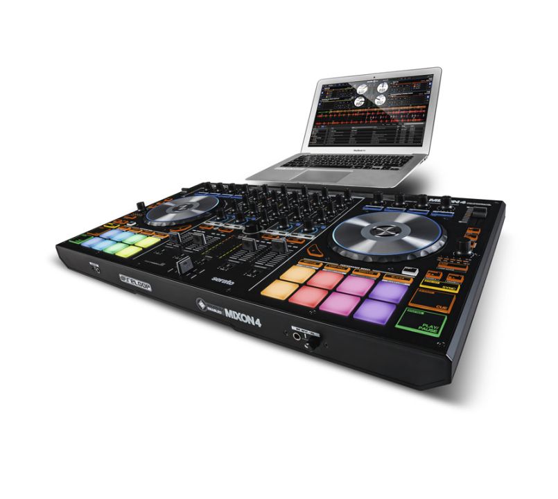Reloop Mixon 4 DJ コントローラー (Serato, djay) Reloop Mixon 4 Hybrid DJ Controller