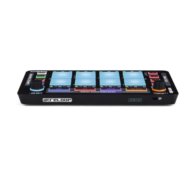 Reloop Neon 4-channel Serato DJ controller with performance pad