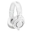 Audio-Technica ATH-M 50 xWH Professional Studio Monitorヘッドフォン、25ドル.comギフトカード付き Ath M50x Headphones Audio Technica Wired Headset Audio-Technica