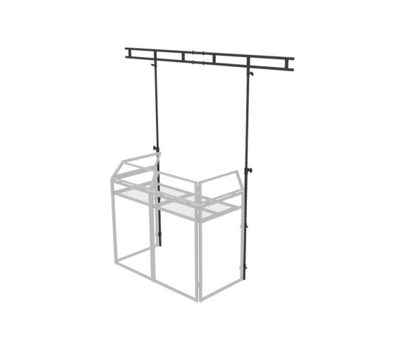 Ultimax DJ Booth Goal Post System Black