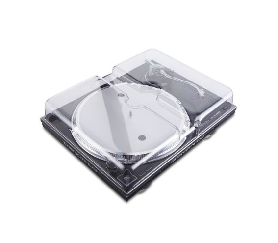 Decksaver Cover for Denon VL12 Turntable Angle