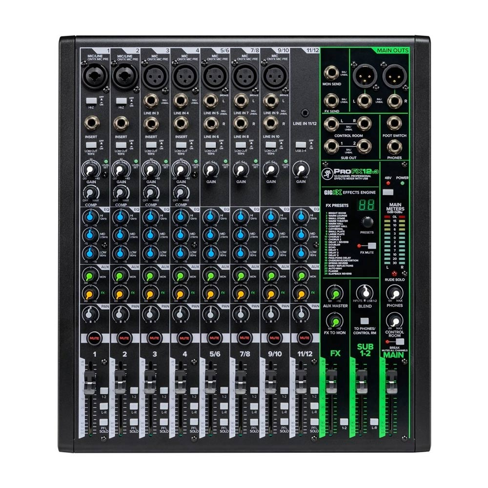Mackie Pro FX12V3 12-Channel Analogue Mixer