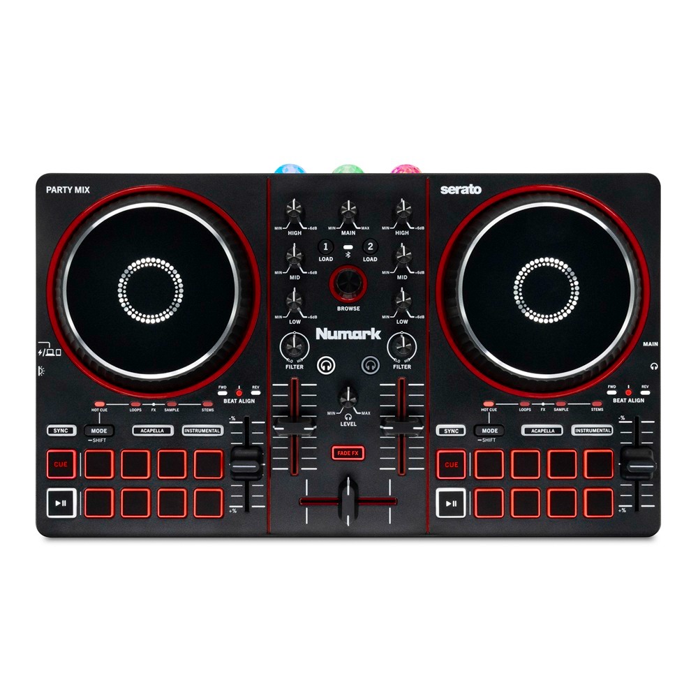 DJ機材 Numark party mix Dj controller Numark Party Mix III DJ Controller with Built-in Light Show