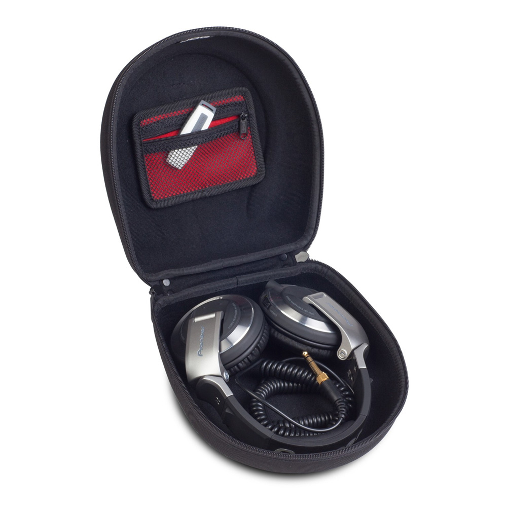 MyGadget Headphone Case 21 X 18.5 Cm - Protective Cover For Over Ear Headset And Accessories - Universal Travel Pouch - Black Organiser - View #9