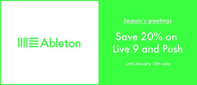 Huge Savings On All Ableton Products This Christmas!