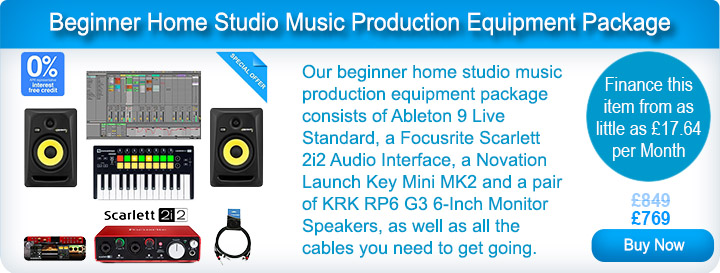 Beginner Home Studio Music Production Equipment Package
