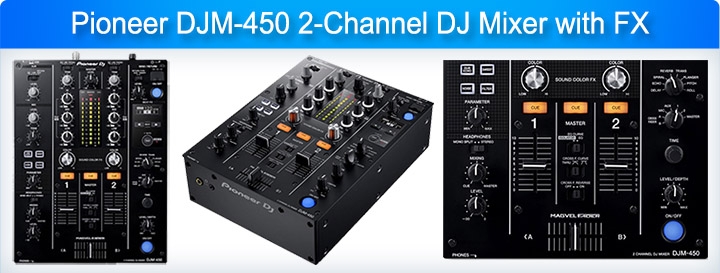 Pioneer DJM-450 2-channel DJ Mixer with FX