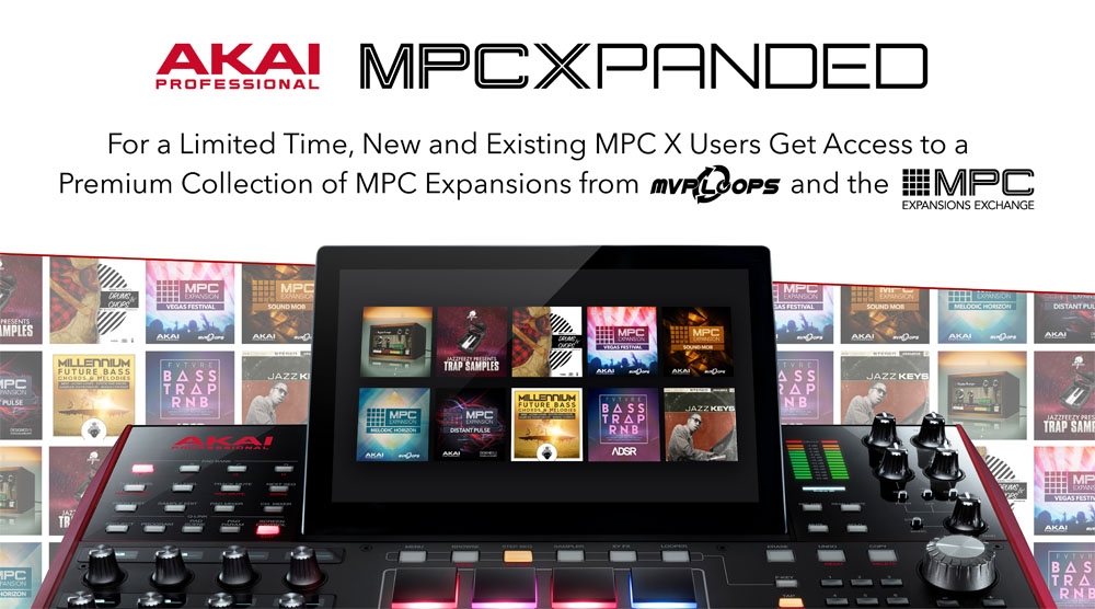 Akai MPC Xpanded Limited Time Promotion Offer Akai MPC Xpanded Limited Time Promotion Offer
