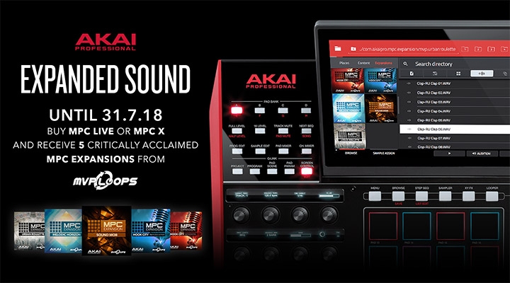 Receive 5 Free MPC Expansions from MVP Loops Receive 5 Free MPC Expansions from MVP Loops