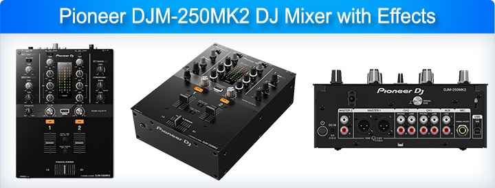 Pioneer DJM-250MK2 DJ Mixer with Effects