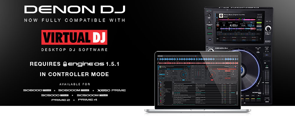 Denon DJ PRIME Series is now Virtual DJ compatible