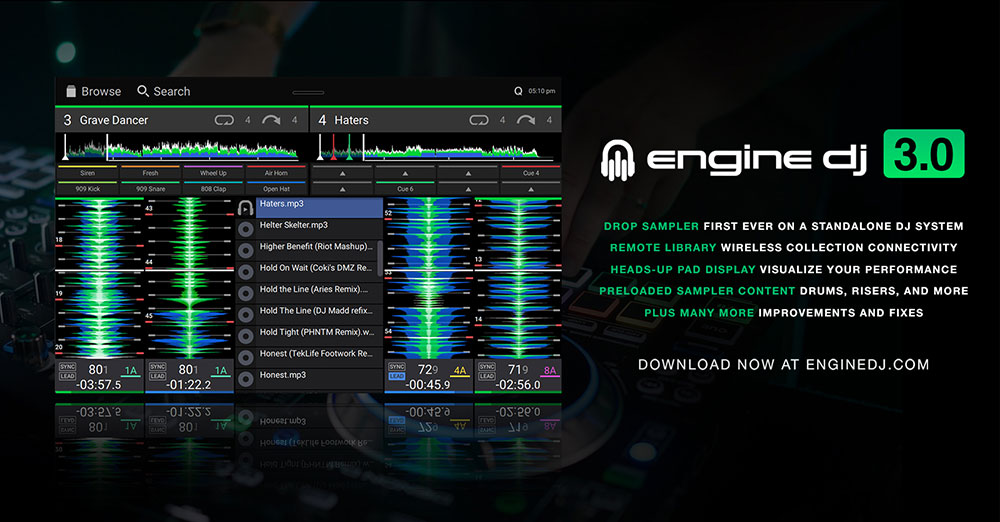Engine DJ Software Update 3.0