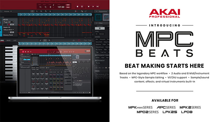 Akai Professional release new MPC Beats software package