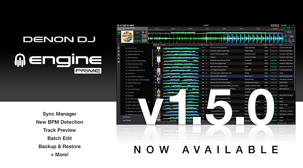 NEW Denon DJ Engine PRIME v1.5.0 Software Update