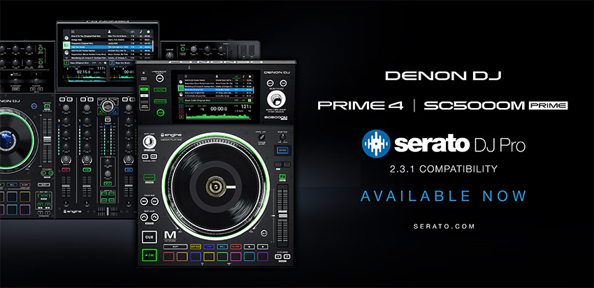 New Denon DJ Firmware to include Serato Control for the SC5000M and PRIME 4 New Denon DJ Firmware to include Serato Control for the SC5000M and PRIME 4