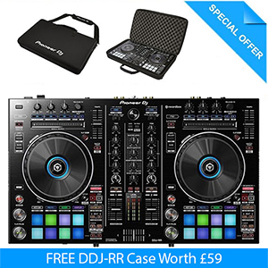 Pioneer DDJ-RR Rekordbox DJ Controller with FREE Case