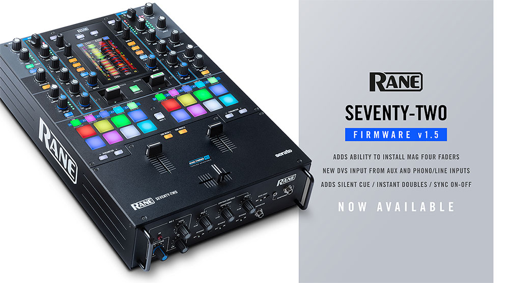Rane SEVENTY-TWO Latest Firmware Update 1.5 Rane SEVENTY-TWO Latest Firmware Update 1.5
