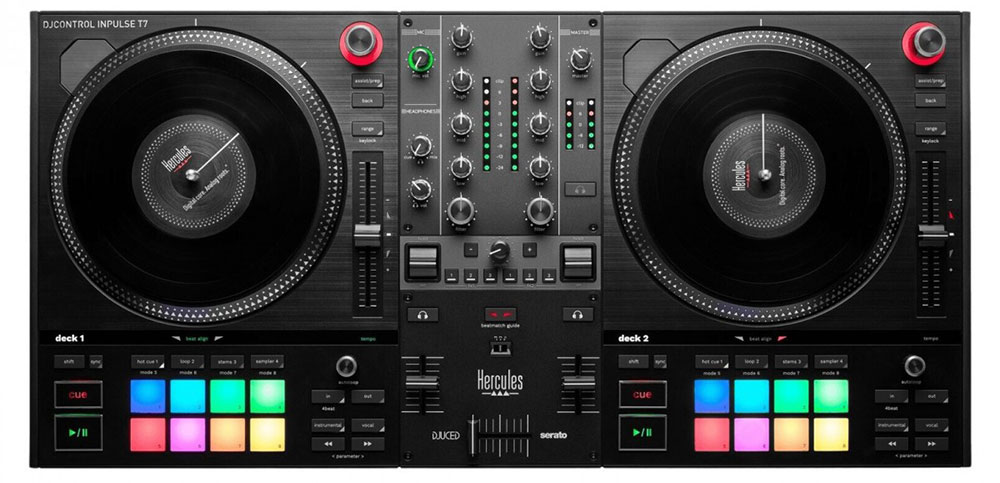 Hercules DJ Control Inpulse T7 2-Channel Motorised DJ Controller