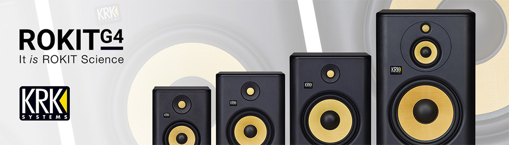 krk dj and studio monitor speakers