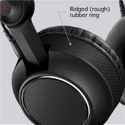 Ridged (rough) rubber ring Ridged (rough) rubber ring