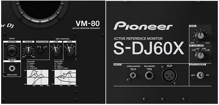 Notable Differences of the VM and S-DJX Speaker Ranges